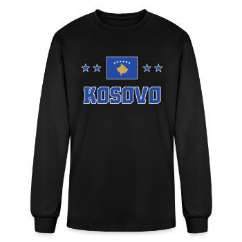 Kosovo - Men's Long Sleeve T-Shirt - black - Front