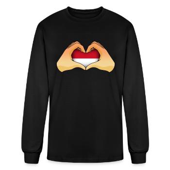 Monaco - Men's Long Sleeve T-Shirt - black - Front
