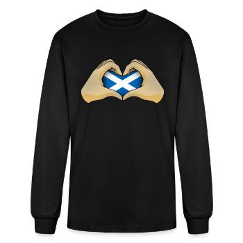 Ecosse - T-shirt à manches longues Homme - noir - Devant