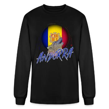 Andorra - Men's Long Sleeve T-Shirt - black - Front