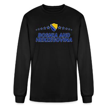 Bosnia and Herzegovina - Men's Long Sleeve T-Shirt - black - Front
