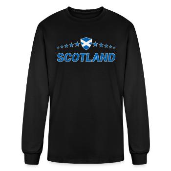 Ecosse - T-shirt à manches longues Homme - noir - Devant