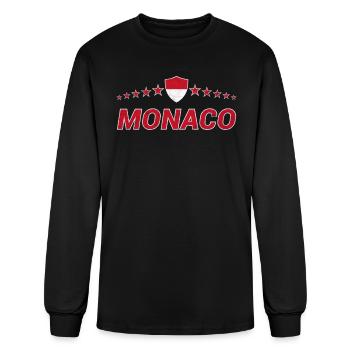 Monaco - Men's Long Sleeve T-Shirt - black - Front
