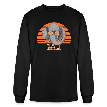Bali - Men's Long Sleeve T-Shirt - black - Front