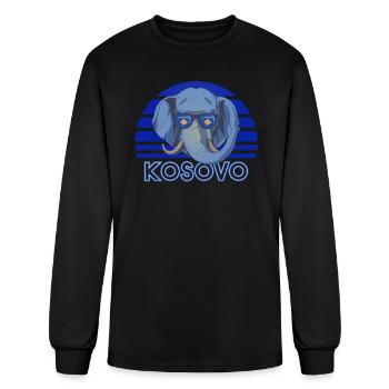 Kosovo - Men's Long Sleeve T-Shirt - black - Front