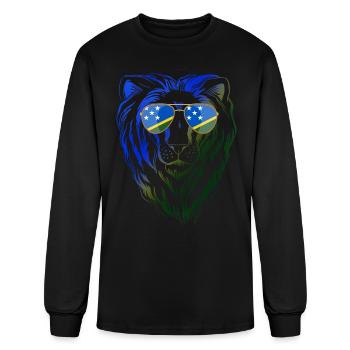 Solomon Islands - Men's Long Sleeve T-Shirt - black - Front