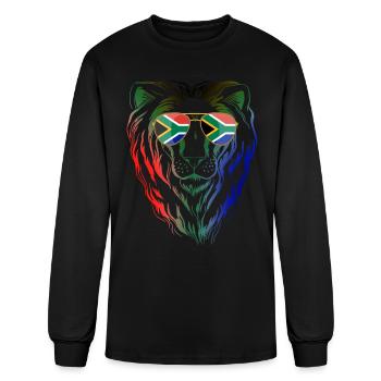 South Africa - Men's Long Sleeve T-Shirt - black - Front