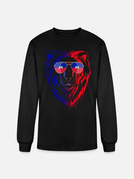 Haiti - Men's Long Sleeve T-Shirt - black
