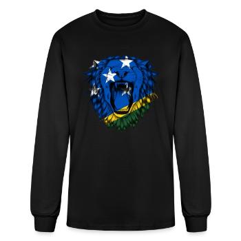Solomon Islands - Men's Long Sleeve T-Shirt - black - Front