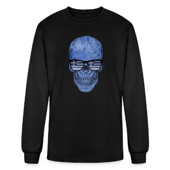 Greece - Men's Long Sleeve T-Shirt - black - Front