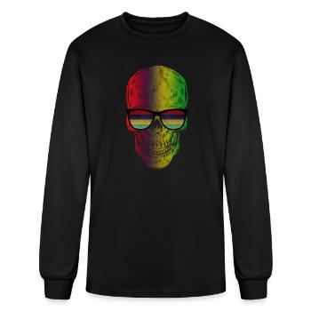 Mauritius - Men's Long Sleeve T-Shirt - black - Front