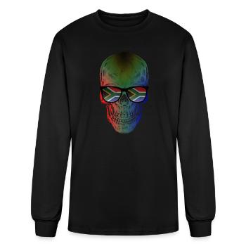South Africa - Men's Long Sleeve T-Shirt - black - Front