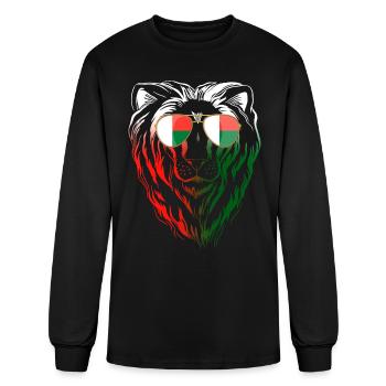 Madagascar - Men's Long Sleeve T-Shirt - black - Front