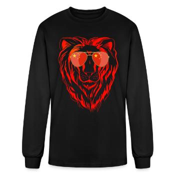 China - Men's Long Sleeve T-Shirt - black - Front