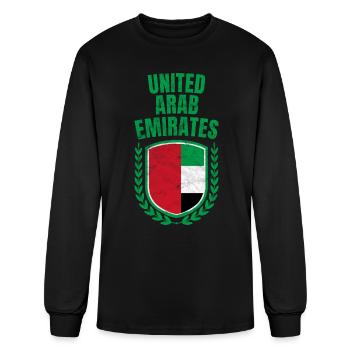 United Arab Emirates - Men's Long Sleeve T-Shirt - black - Front