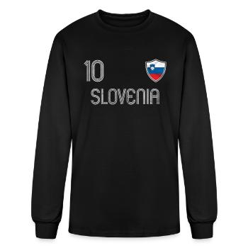 Slovenia - Men's Long Sleeve T-Shirt - black - Front