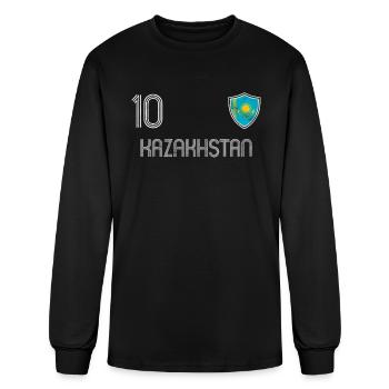Kazakhstan - Men's Long Sleeve T-Shirt - black - Front
