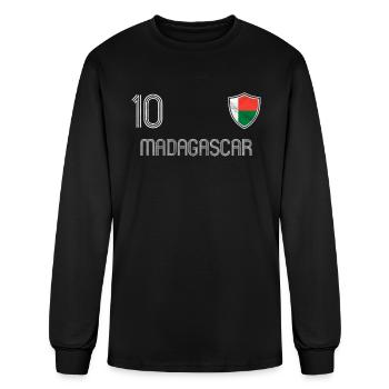 Madagascar - Men's Long Sleeve T-Shirt - black - Front