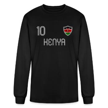 Kenya - Men's Long Sleeve T-Shirt - black - Front