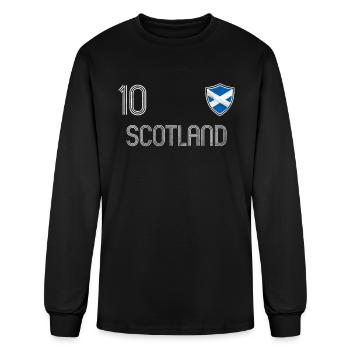 Ecosse - T-shirt à manches longues Homme - noir - Devant