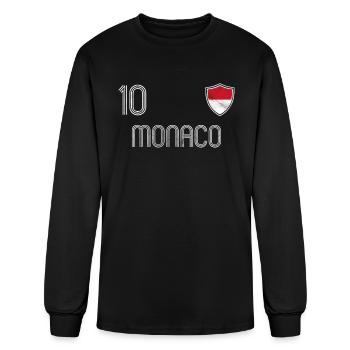 Monaco - Men's Long Sleeve T-Shirt - black - Front