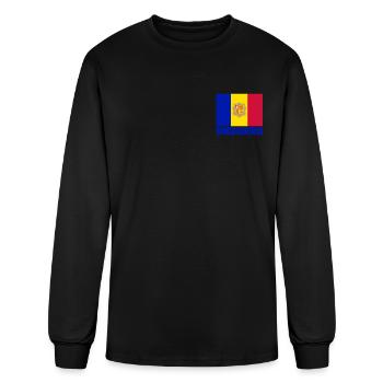 Andorra - Men's Long Sleeve T-Shirt - black - Front