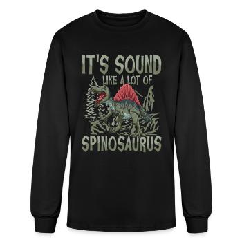 It's Sound Like A Lot Of Spinosaurus - Men's Long Sleeve T-Shirt - black - Front