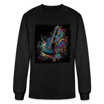 Guitar for a Guitarist Guitar player guitar - Men's Long Sleeve T-Shirt - black - Front