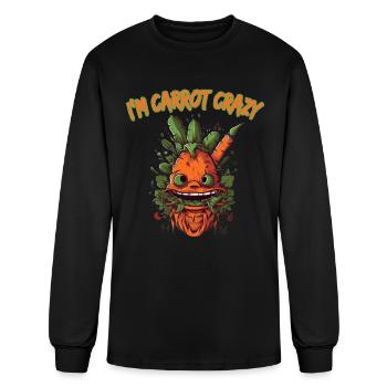 I'm Carrot Crazy Carrots Carrot Crazy - Men's Long Sleeve T-Shirt - black - Front