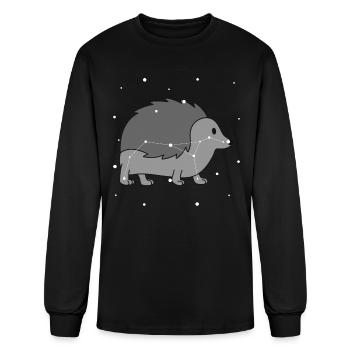 Hedgehog Constellation - Men's Long Sleeve T-Shirt - black - Front