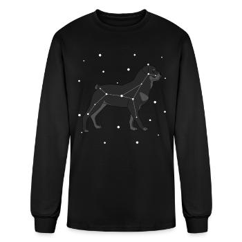 Rottweiler Constellation - Men's Long Sleeve T-Shirt - black - Front