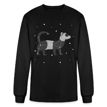 Ferret Constellation - Men's Long Sleeve T-Shirt - black - Front