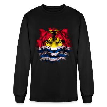 Kiribati - Men's Long Sleeve T-Shirt - black - Front