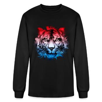 Luxembourg - Men's Long Sleeve T-Shirt - black - Front