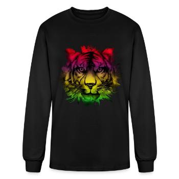 Mauritius - Men's Long Sleeve T-Shirt - black - Front