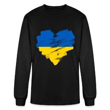 Ukraine - Men's Long Sleeve T-Shirt - black - Front