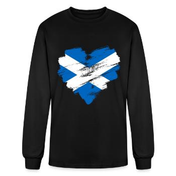 Ecosse - T-shirt à manches longues Homme - noir - Devant