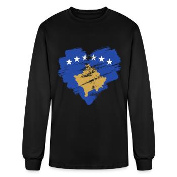 Kosovo - Men's Long Sleeve T-Shirt - black - Front