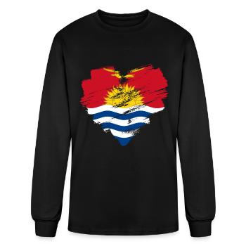 Kiribati - Men's Long Sleeve T-Shirt - black - Front
