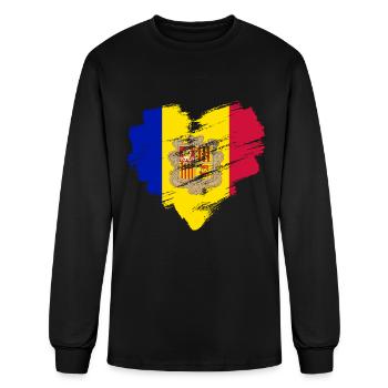 Andorra - Men's Long Sleeve T-Shirt - black - Front