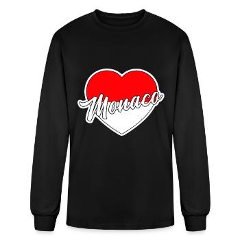 Monaco - Men's Long Sleeve T-Shirt - black - Front
