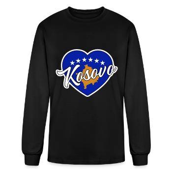 Kosovo - Men's Long Sleeve T-Shirt - black - Front