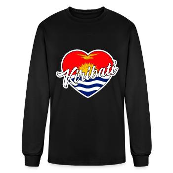 Kiribati - Men's Long Sleeve T-Shirt - black - Front