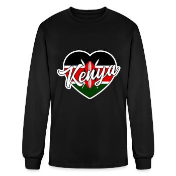 Kenya - Men's Long Sleeve T-Shirt - black - Front