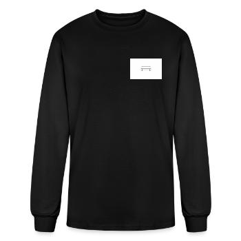 bench - Men's Long Sleeve T-Shirt - black - Front