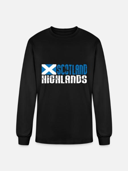 Scotland - Men's Long Sleeve T-Shirt - black