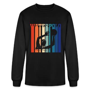 Water Polo - Men's Long Sleeve T-Shirt - black - Front