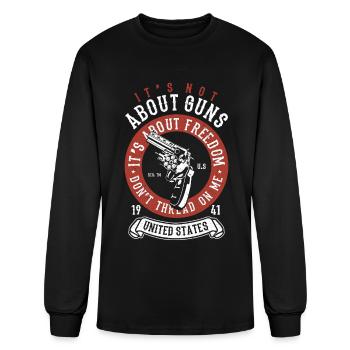 Revolver Freedom Ring - Men's Long Sleeve T-Shirt - black - Front