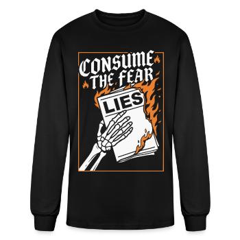 Consume the Fear Lies - Men's Long Sleeve T-Shirt - black - Front