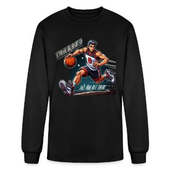 Set Your Goals High - Men's Long Sleeve T-Shirt - black - Front